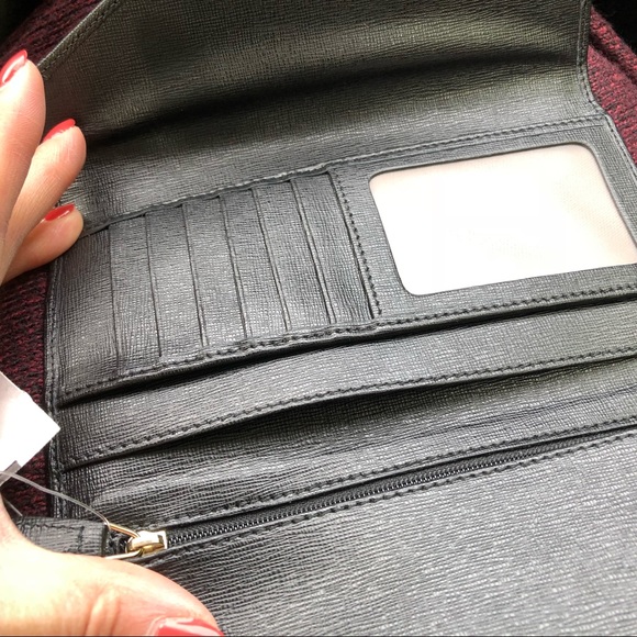 BNWT auth Versace Collection black leather wallet - Picture 6 of 8